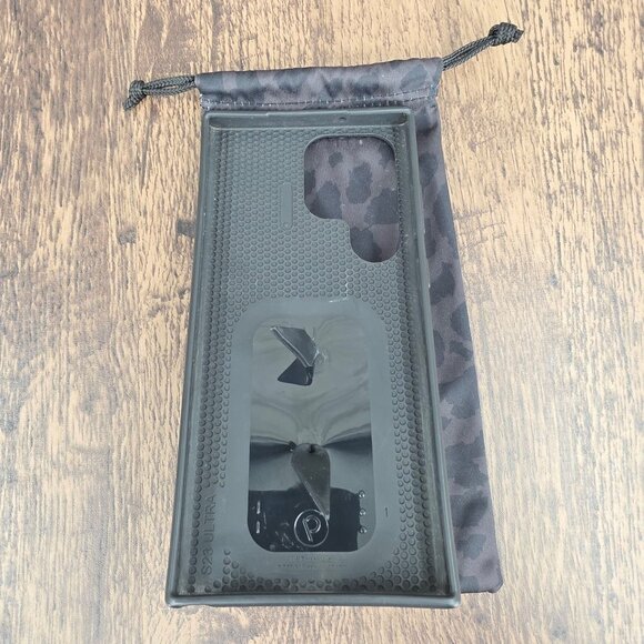 Loopy Phone Case Samsung Galaxy S23 Ultra Stealth Black Matte Solid Bumper Basic - Picture 2 of 9